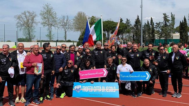 Ottima prestazione per la Old soccer nel torneo over 50 svoltosi a Jesolo
