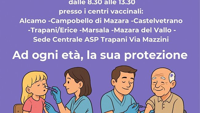 Influ day 2025, ad Alcamo vaccinazioni open sabato 15 novembre