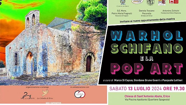 Erice, la Pop Art alla chiesa di Sant'Antonio