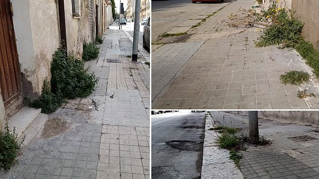 ​Trapani. Cresce il degrado nella via Marino Torre