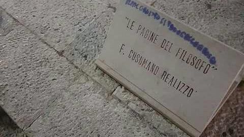 Sfregio al monumento a Giovanni Gentile a Castelvetrano