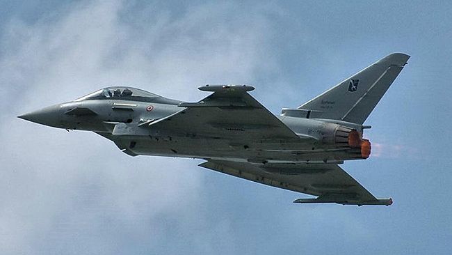 L’Aeronautica intercetta un velivolo sospetto sui cieli di Trapani