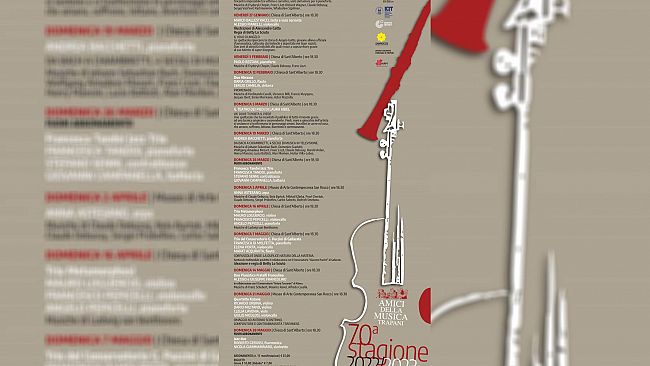 Amici della Musica di Trapani, al via la seconda parte della 70a stagione