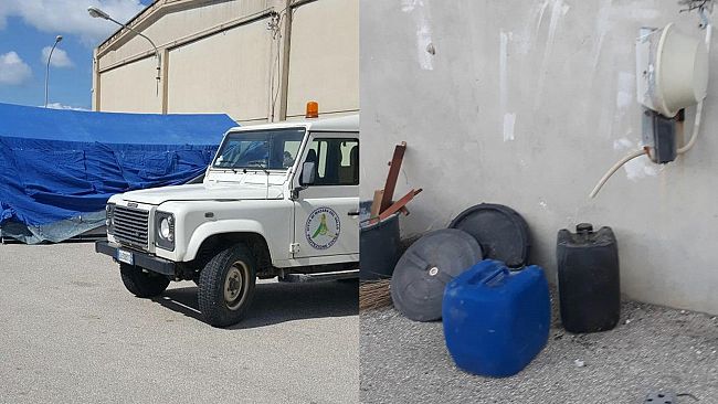 Furto, nella notte, all’autoparco comunale