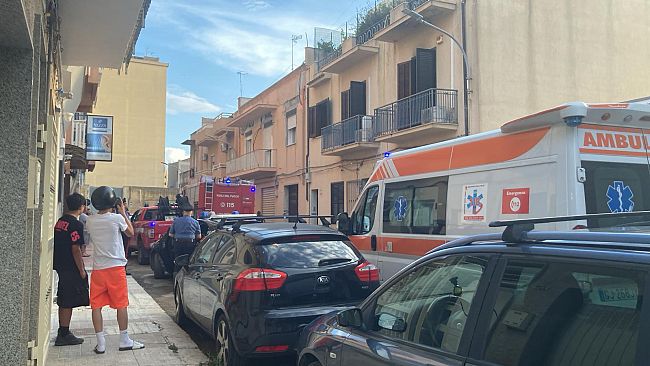 Mazara, fiamme in un appartamento di via A. Gramsci   