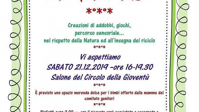 L’originale eco-festa di Natale organizzata dal Comitato Genitori