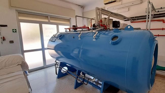 Favignana, Centro Iperbarico salva sub da malattia da decompressione