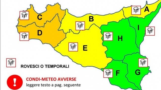 Avviso allerta meteo arancione nelle prossime ore: massima prudenza