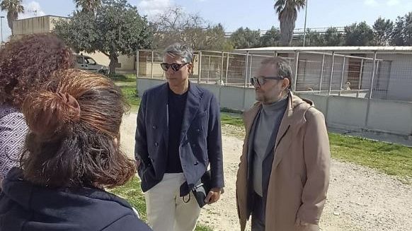 Al Canile di Marsala la visita di Giovanni Giacobbe, Garante regionale dei diritti degli animali