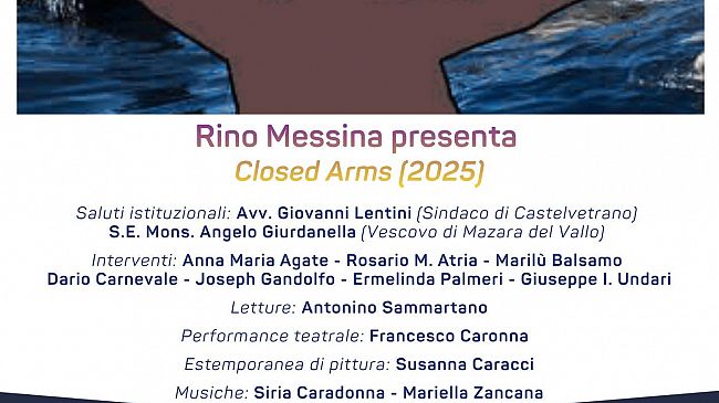 Galleria Letteraria 2026, oggi Rino Messina presenta Closed Arms