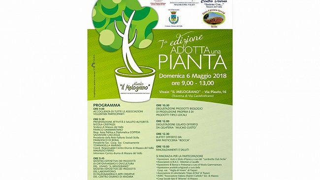 Mazara: Adotta una Pianta 2018