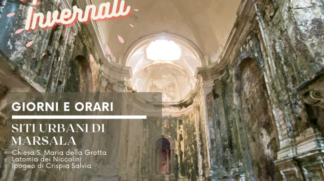Sabato 24 e domenica 25 gennaio alla scoperta di Marsala antica 