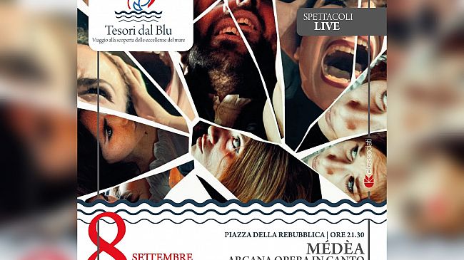 “Médèa, arcana opera in canto” a Mazara l'8 settembre in piazza della Repubblica