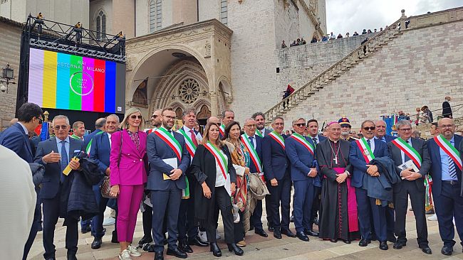 Anche al Comune di Erice presente ad Assisi per le celebrazioni di San Francesco, patrono d’Italia