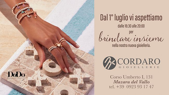 Mazara, la gioielleria Cordaro apre un punto vendita nel cuore della città