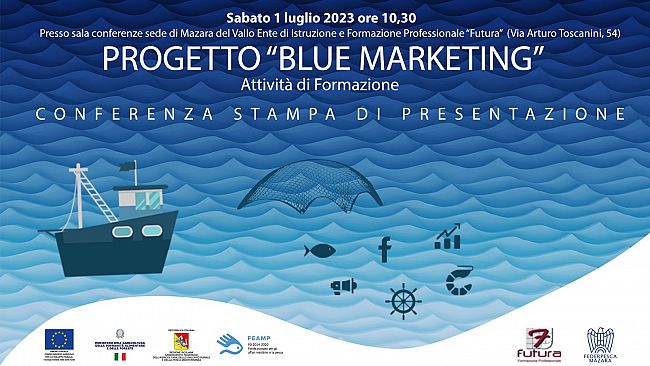 Mazara, sabato 1 luglio Conferenza stampa del Progetto “Blue Marketing” Formazione 