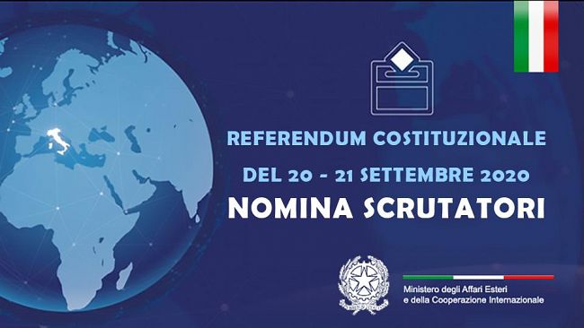 Trapani, Referendum del 20 – 21 settembre 2020: avviso ritiro nomina scrutatori