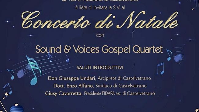 La Fidapa organizza il concerto di Natale 