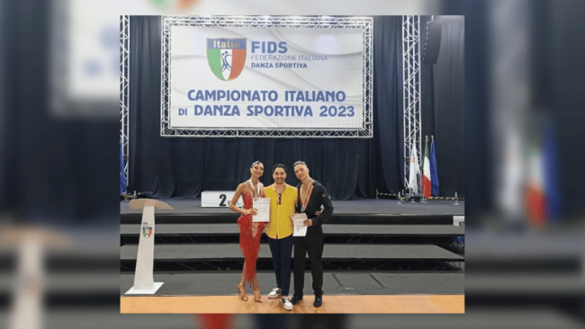 Alessio Quinci ed Elena Puntrello trionfano ai campionati italiani di danze latine