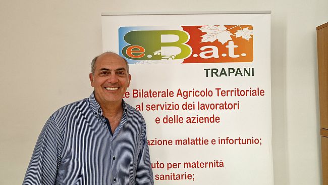Il segretario della Flai Cgil Giovanni Di Dia è il nuovo presidente dell'Ebat di Trapani