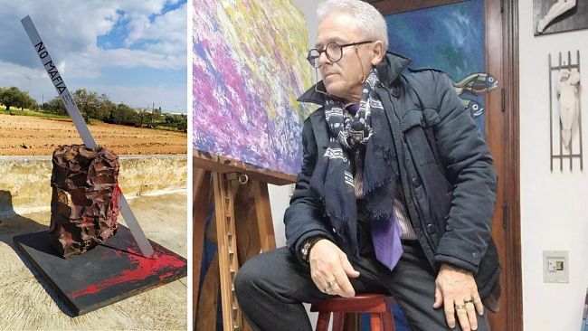 “Furto con torto - La Libertà negata”, l’opera no mafia dell’arch. Gerry Bianco