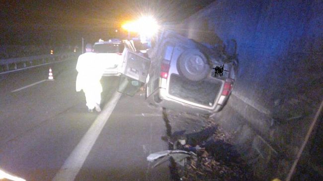 Incidente sull' A-29:  auto si ribalta, feriti due castelvetranesi