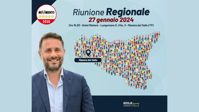 ​Movimento 5 Stelle Sicilia, riunione regionale a Mazara del Vallo