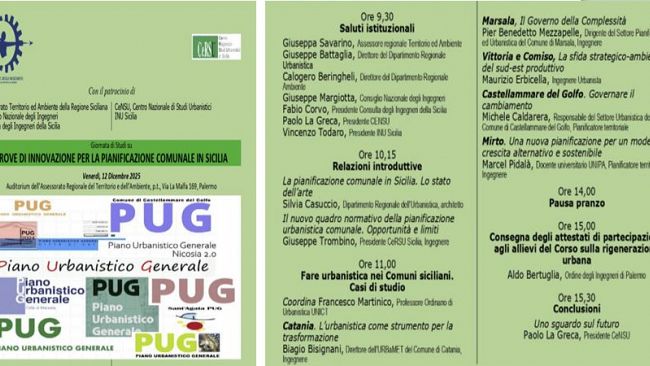 Il Piano Urbanistico di Marsala come oggetto di studio