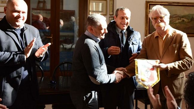 Mazara, il sindaco Cristaldi accoglie il sindaco di Sersale Torchio.