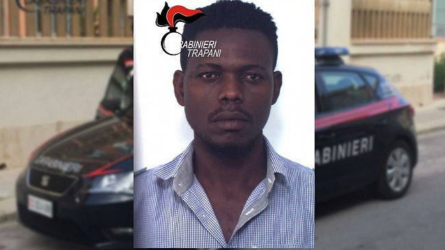 Valderice: rapina all’interno di un centro di accoglienza. Fermato un nigeriano dai Carabinieri