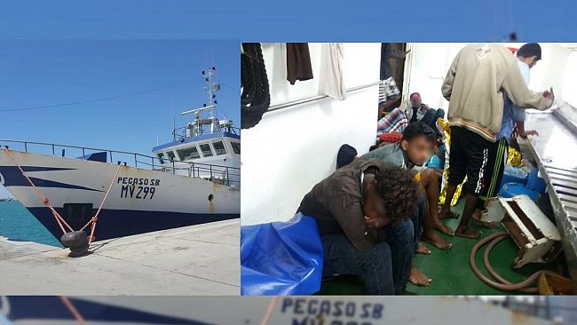 Il motopesca mazarese “Pegaso” salva 42 migranti che rischiavano di annegare a sud di Lampedusa.