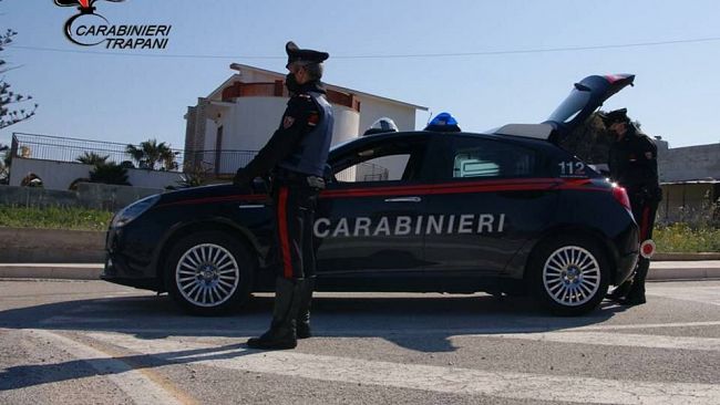 Trapani: controlli del fine settimana da parte dei Carabinieri