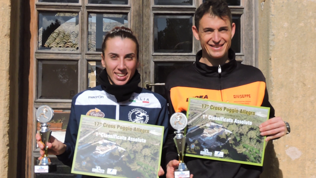 Podismo: alla 17° edizione del Cross di Poggio Allegro BioRace vittorie di Azzurra Agrusa e Giuseppe Spada