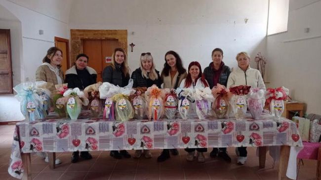Palma Vitae, uova in piazza per le famiglie ucraine