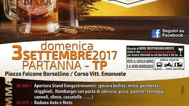 Domenica a Partanna il birra Fest