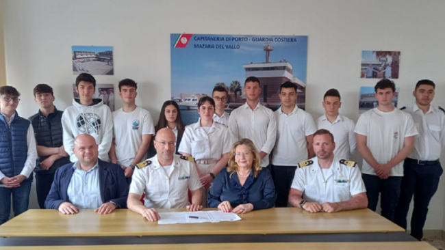 Mazara, alternanza scuola-lavoro tra I.S. R. d’Altavilla e Capitaneria di porto 