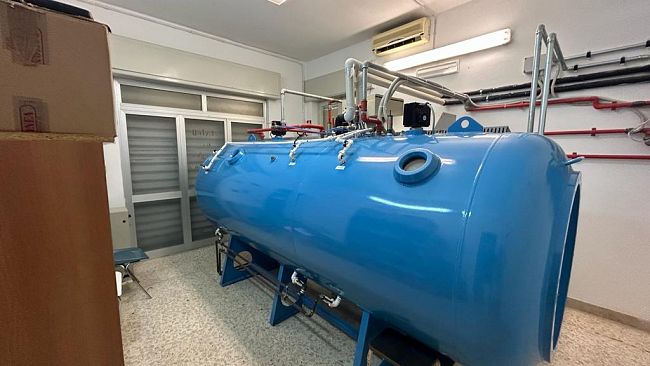 Favignana, attivata la Camera iperbarica