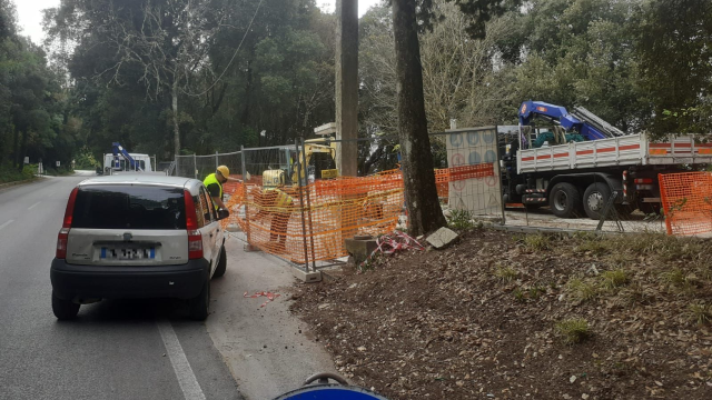 Erice, iniziati i lavori di dismissione del vecchio impianto di distributore di carburante