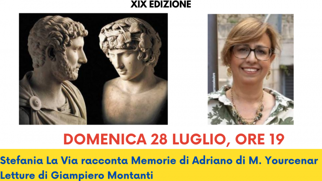 Terrazza d’Autore, nel terzo appuntamento Stefania La Via racconta “Memorie di Adriano” di Marguerite Yourcenar