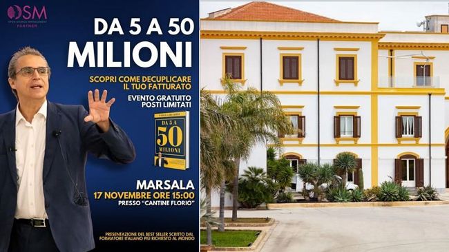 Rivoluzione manageriale a Marsala: viene presentato il Libro 