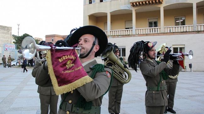 Bersaglieri in musica.Mercoledì 30 Marzo alle 18,30 in Piazza Mokarta