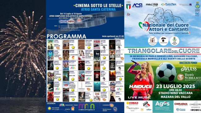 ​Estate Mazarese 2025: ecco il programma degli eventi fino al 23 luglio