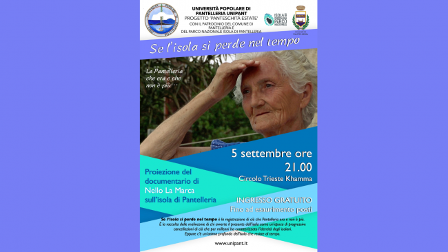 Pantelleria, il 5 settembre la proiezione del documentario  