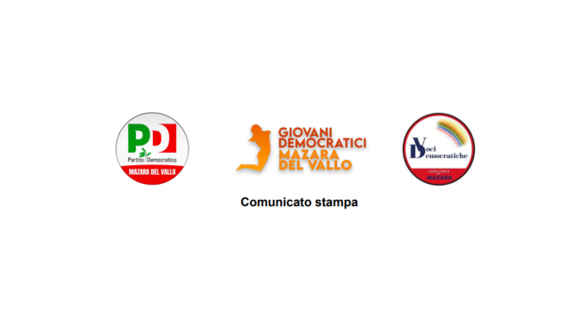 ​Mazara, PD, Giovani Dem e Voci Democratiche: 