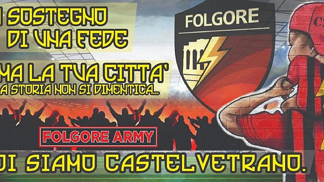 Il gruppo Old Fans-Gruppo Storico Ultras Folgore ARMY sosterrà la società