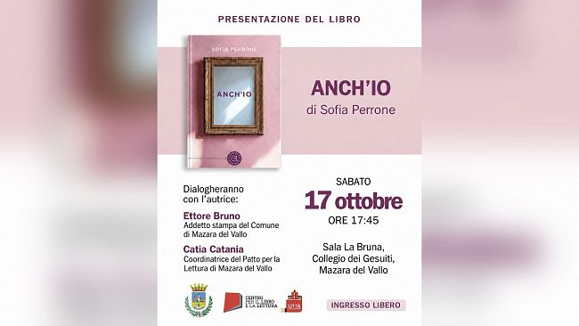 Mazara, sabato 17 ottobre la presentazione del libro 