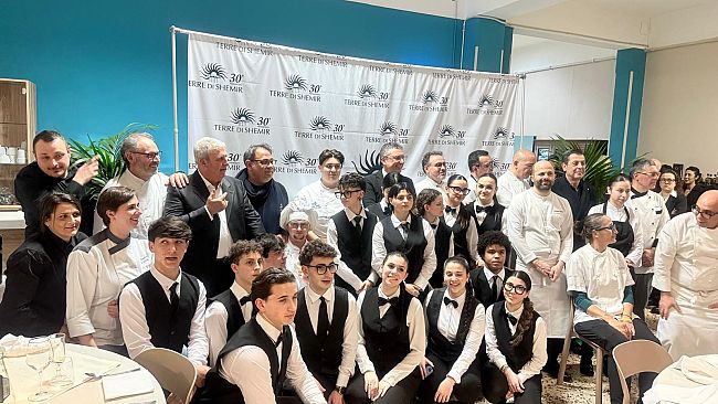 Trent'anni di Terre di Shemir: l'eccellenza stellata incontra il talento dei giovani dell'Istituto Damiani