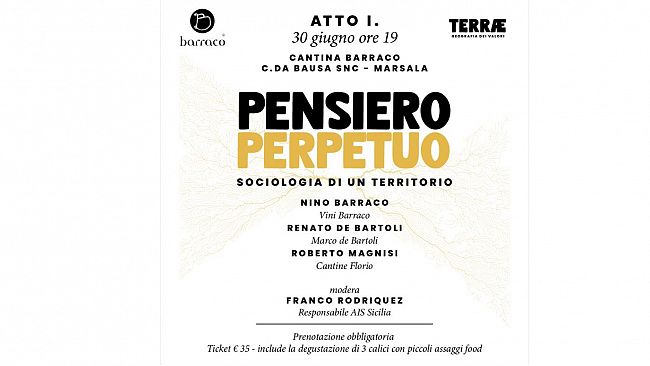 Marsala ,al via la rassegna «Terrae, geografia dei valori»: l’esordio è affidato all’incontro «Pensiero Perpetuo» 