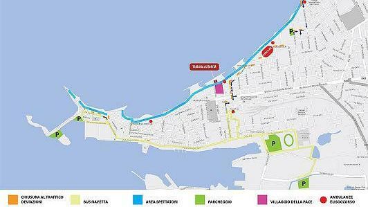 TRAPANI – Fly for peace, transito vietato e zone di parcheggio dedicate