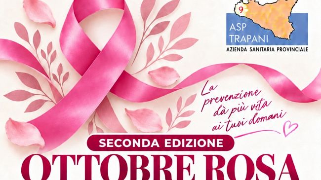 Asp Trapani, torna “Ottobre Rosa”: screening gratuiti e aperture straordinarie